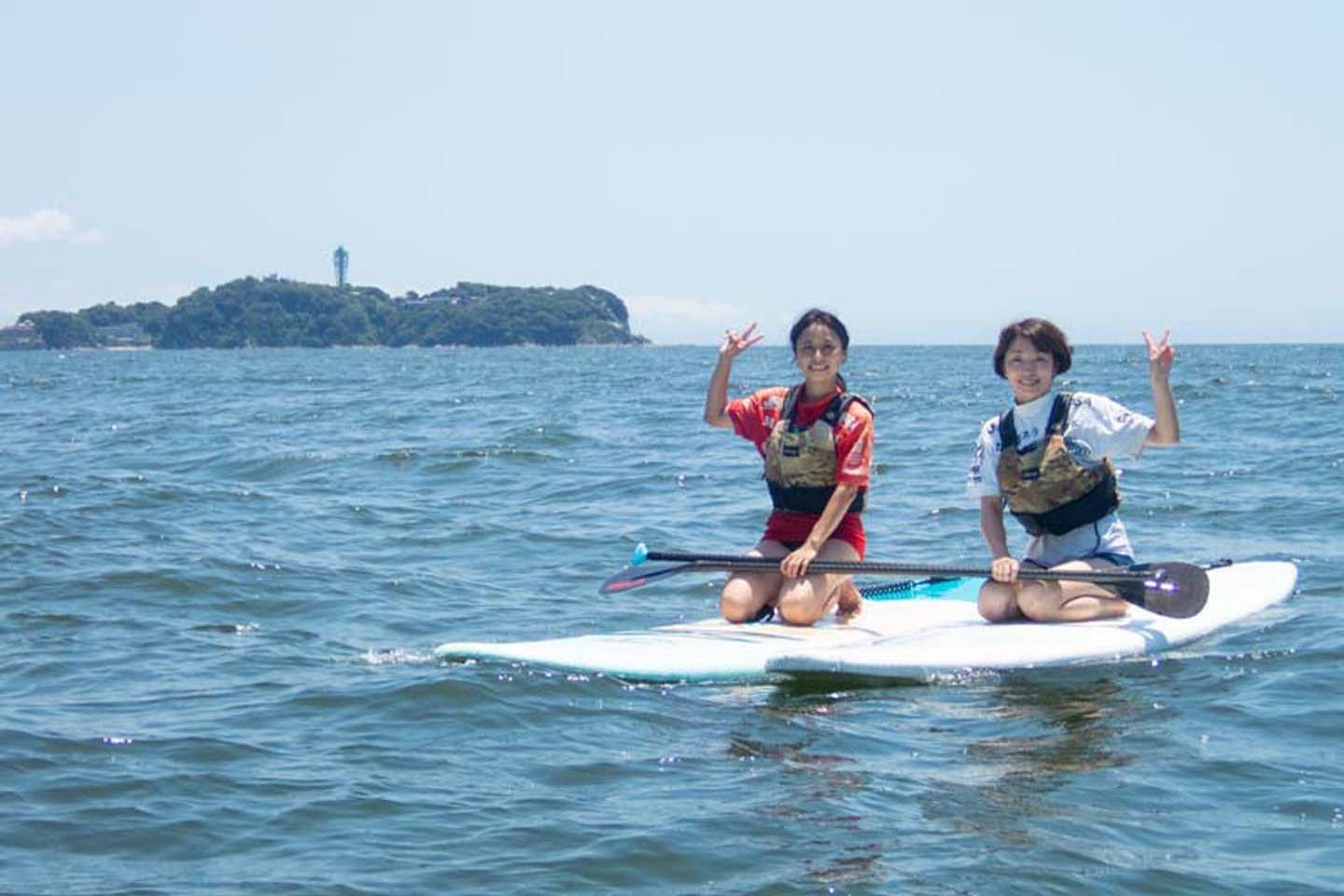 【神奈川・藤沢・SUP】初めての方も安心してチャレンジ！湘南の海でSUP体験