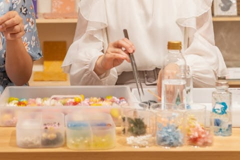 【三重・伊勢・ハーバリウム】『伊勢夫婦岩めおと横丁』でパワースポットで作る海のハーバリウム