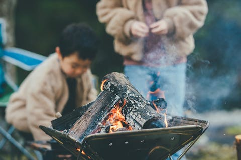 【三重・大紀町・チェアリング】親子で初挑戦！！焚き火で焼きマシュマロとミルクコーヒー作り！！