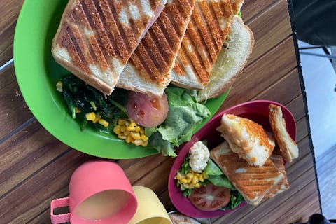 【三重・大紀町・キャン飯体験】ブランチ・カフェタイム　ホットサンドキャン飯体験