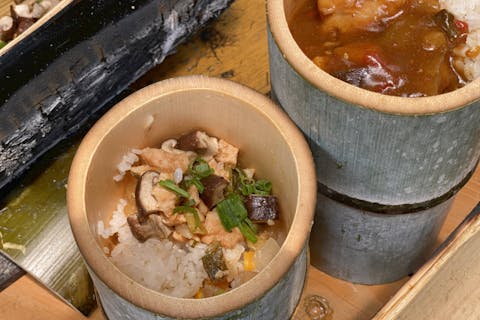 【三重・熊野市・自然体験】竹筒料理＆竹弓矢遊び＆ゆらゆらハンモックで一日たっぷり思いっきり遊ぼうプラン