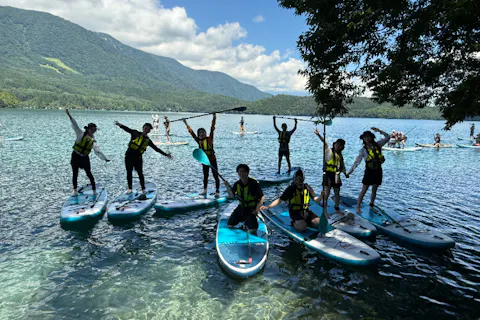 【長野・大町・SUP】透明度の高い青木湖で水上散歩！たっぷり2時間SUPレンタル