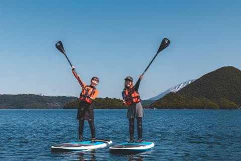 【北海道・洞爺湖・SUP】生きる大地で絶景を望む洞爺湖レイクサップ体験