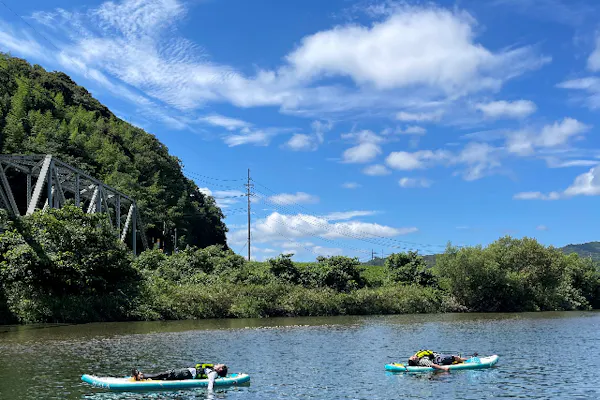 島根・益田・SUP】水上散歩を楽しもう。はじめてのスタンドアップ
