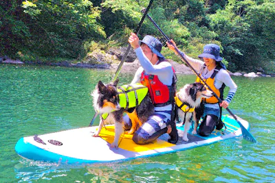 島根・益田・SUP】水上散歩を楽しもう。はじめてのスタンドアップ