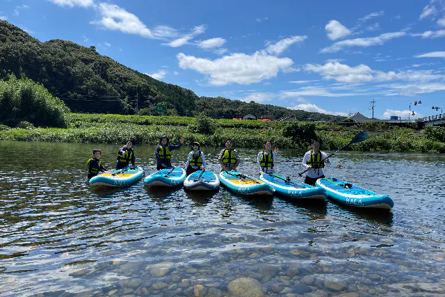 島根・益田・SUP】水上散歩を楽しもう。はじめてのスタンドアップ