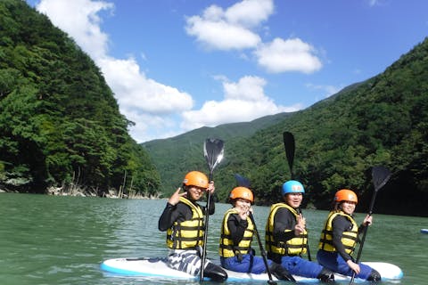 【長野・松本・SUP】ワクワクドキドキ！梓湖SUPアドベンチャー1DAYコース