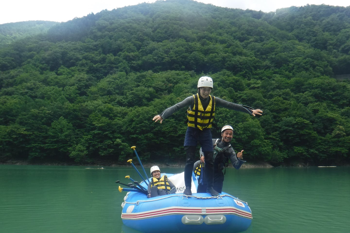 リトルピークス:【長野・松本・ラフティング】お子様も大喜び!梓湖ラフトツーリング