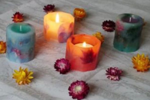 北海道・札幌・手作りキャンドル】世界にひとつ！自分好みのボタニカル