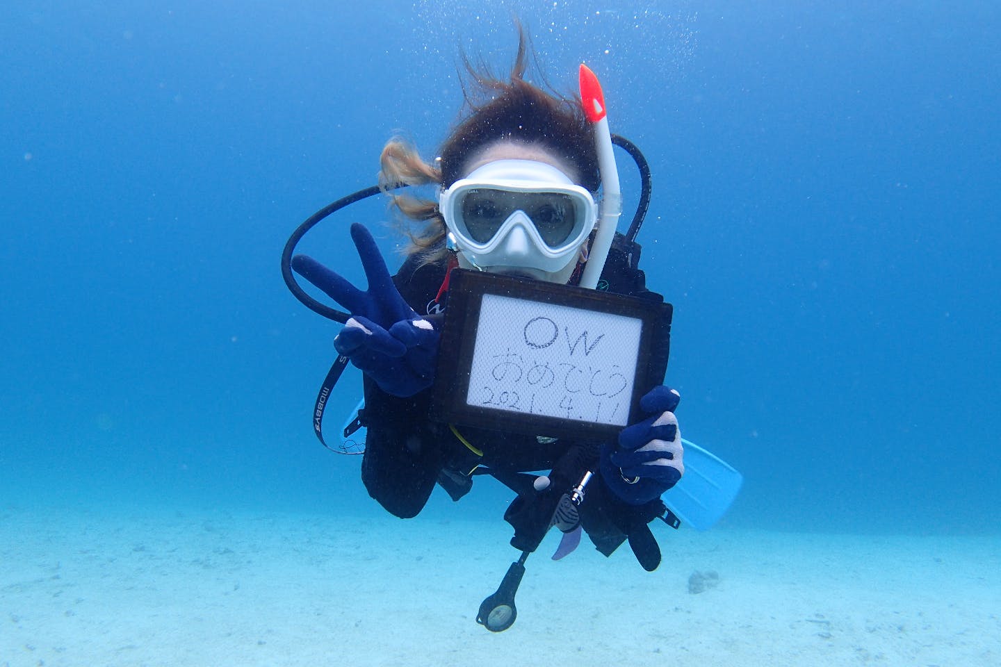 【沖縄・うるま・ライセンス取得】海を自由に泳げるダイバーになろう！OWorAOW