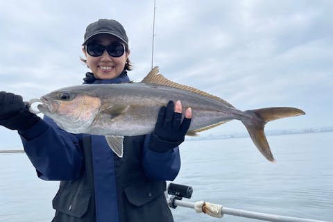 【鹿児島県・鹿児島市・船釣り】早起きが苦手な方にもおススメ！手ぶらOK！乗合プラン（午後）