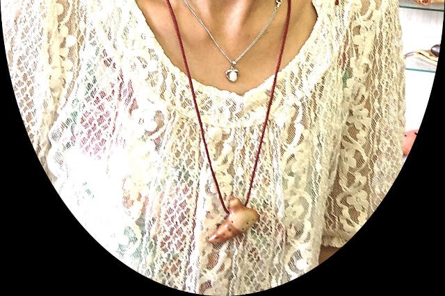 【石川・金沢・手作りペンダント】オカリナ型のペンダント作り体験（音は出ません）