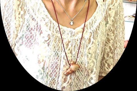 【石川・金沢・手作りペンダント】オカリナ型のペンダント作り体験（音は出ません）