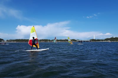 神奈川・横浜・ウインドサーフィン 】ウインドサーフィンにトライ