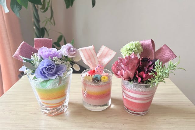 【東京・白金台・手作り雑貨】華やかなインテリア！カラーサンドアート作り（1個）