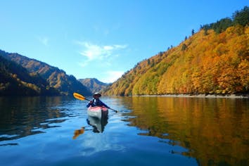 群馬・みなかみ・カヌー】季節ごとの景色が美しい大自然の中でゆったり