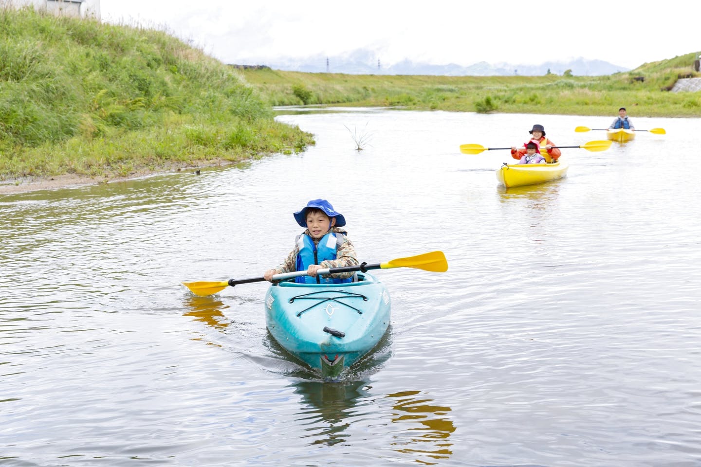 【福岡・久留米・カヌー】家族やペットと一緒に楽しめる！巨瀬川でカヌー&川遊び体験