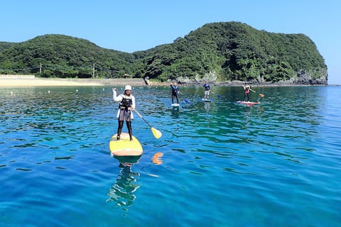 長崎・対馬・SUP】対馬の神秘的な海でのんびりSUPを楽しもう！SUP体験｜アソビュー！