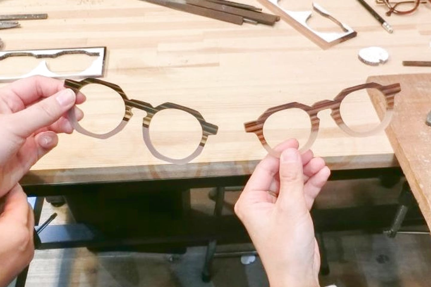 【大阪府・大阪市・メガネ作り体験】独創的なこだわりを表現！オリジナル眼鏡（1個）