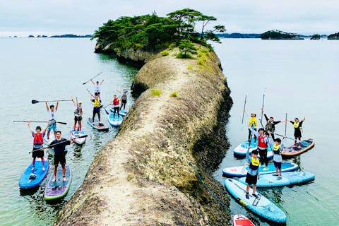 【宮城・利府・SUP】1ドリンク＆写真無料！松島湾SUPクルーズツアー