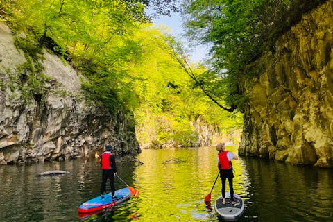 【宮城・仙台・SUP】大倉ダムで渓谷・滝見SUPツアー！SNS映えする写真無料プレゼント！＜仙台駅から車で30分＞
