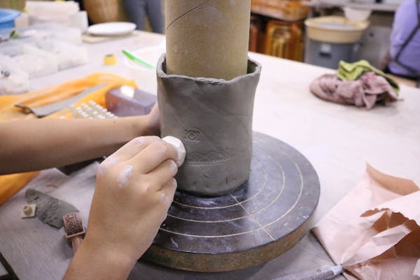 弟が中学2年生の時に作成した置物 陶芸 オリジナル 弟が中学2年生の時に作成した置物 陶芸 オリジナル 作品が商品化