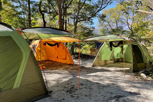 長野・白馬・キャンプ場】ファミリーにぴったり！ロゴス製2ルームテントでキャンプ｜アソビュー！