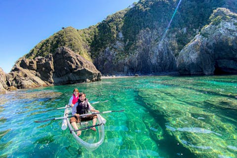 【三重・志摩・クリアヤック】～天然水族館を巡る～クリアカヤック体験