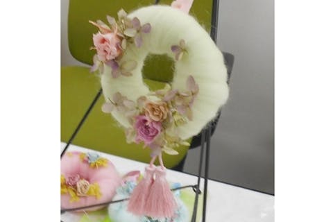 宮城・仙台・フェルト教室】花と羊毛フェルトのマリアージュ！フェルト