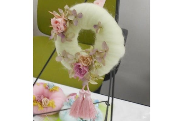 宮城・仙台・フェルト教室】花と羊毛フェルトのマリアージュ！フェルト