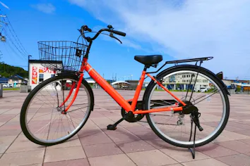 秋田・男鹿・レンタサイクル】カゴ付きで荷物があっても安心！シティ