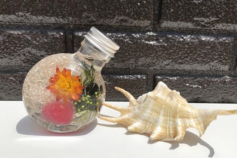 【埼玉・熊谷・ハーバリウム】お好みの花材を選んで作ろう。ハーバリウム作り（2個）