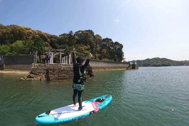 【高知・須崎・SUP】海から「縁結びの神様」を参拝！SUPクルージング