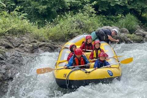 【長野・白馬・ラフティング】白馬村を流れる清流・姫川でラフティングを楽しもう！