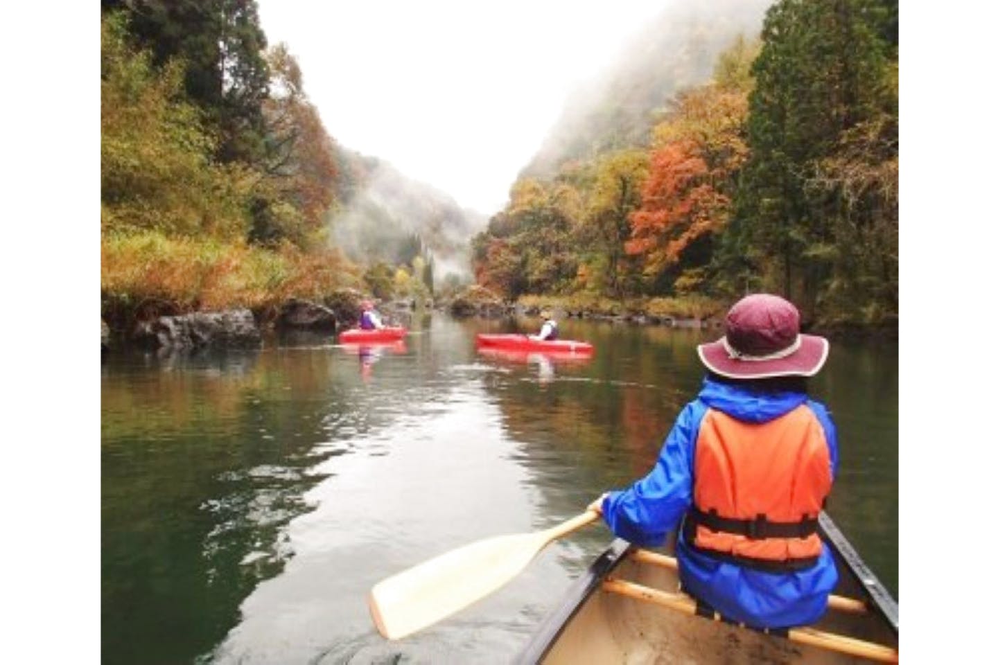 【熊本・山都・レイクカヌー】四季折々の魅力を感じながらのんびりとカヌーを楽しもう