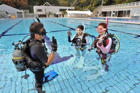 【西伊豆・静岡】PADIゴールドカード！オープンウォーター2日間集中コース♪e-ラーニングで最短2日♪ライセンス取得！★PADI優秀賞受賞店★