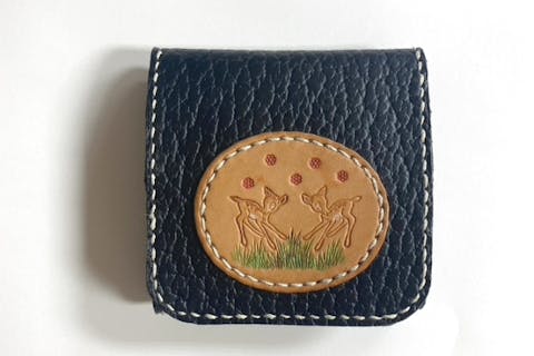 東京・田無・レザークラフト】使うたびに馴染む！コインボックス作り