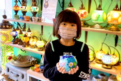鳥取・米子・手作り雑貨】トルコランプの技法で作る。モザイク