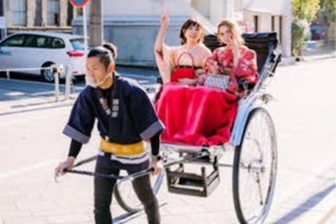 【鹿児島県・鹿児島市・人力車】鹿児島の街を人力車で巡ろう！じっくり60分コース