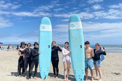 【茨城・大洗・サーフィン体験】波との一体感にハマる人多数！気軽にサーフィン体験