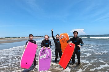 茨城・大洗・ボディボード体験】女性にもオススメ！プロに教わるボディ