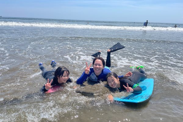 茨城・大洗・ボディボード体験】女性にもオススメ！プロに教わるボディ