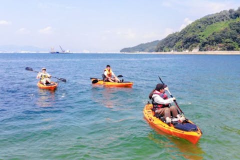 広島でカヌーなら アソビュー 瀬戸内海 宮島シーカヤックツアー