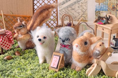 【受注製作お問い合わせ専用】羊毛フェルトペット 鼻先〜お尻まで約18cm強サイズ c9b7663978f6ea8dd235b521f9499e