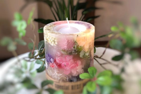 兵庫・西宮・手作りキャンドル】幻想的な光と香りに癒されるボタニカル