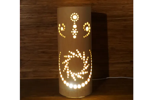 熊本県・熊本市・竹細工】竹を使ってランプシェード（小サイズ）を作 