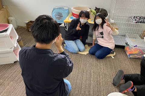 大阪 高槻 猫カフェ 高槻市駅より徒歩1分 お子様から大人気 写真撮影ok ドリンク飲み放題 保護猫カフェで遊ぼう 60分 アソビュー