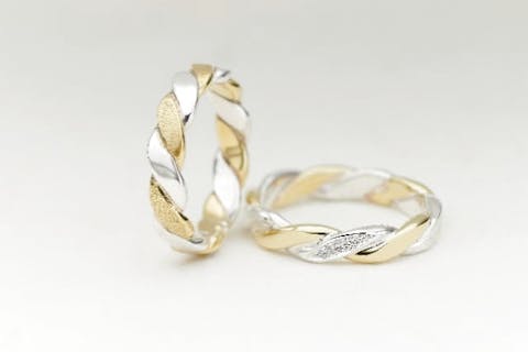 【愛知・名古屋・手作り指輪】カップルやお友達・ご夫婦でオンリーワンのペアリング制作！＜ふたり結び＞