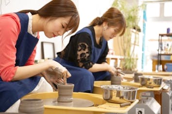 静岡・熱海・電動ろくろ】丁寧な指導で初心者も安心の陶芸電動ろくろ