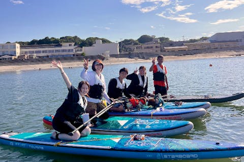 【茨城・阿字ヶ浦・SUP】東洋のナポリと呼ばれる素敵な海でSUP・ドッグサップ体験